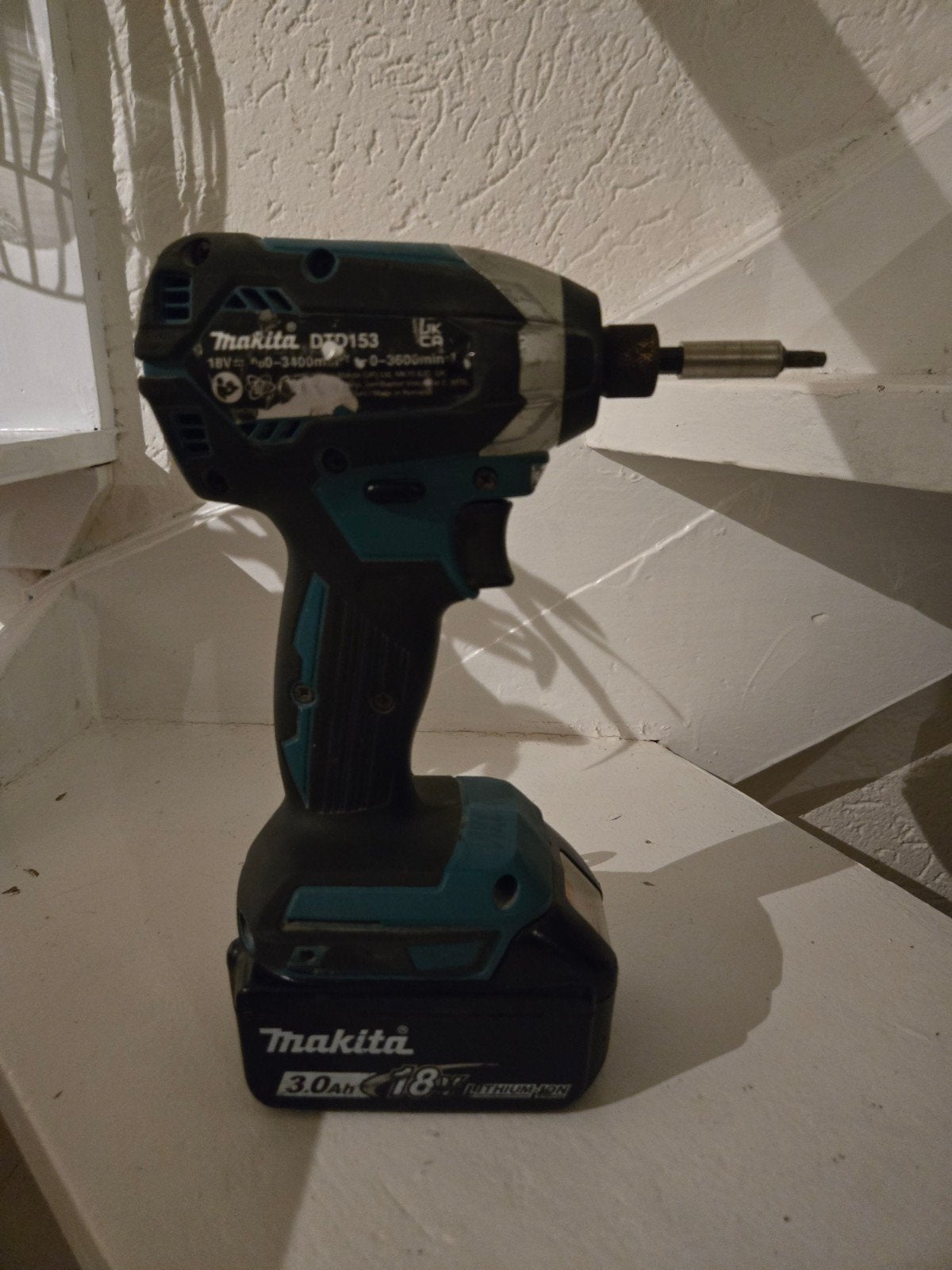 Makita DTD153 Slagmoersleutel 18V met 3.0Ah accu, Ophalen of Verzenden, Gebruikt, Overige typen