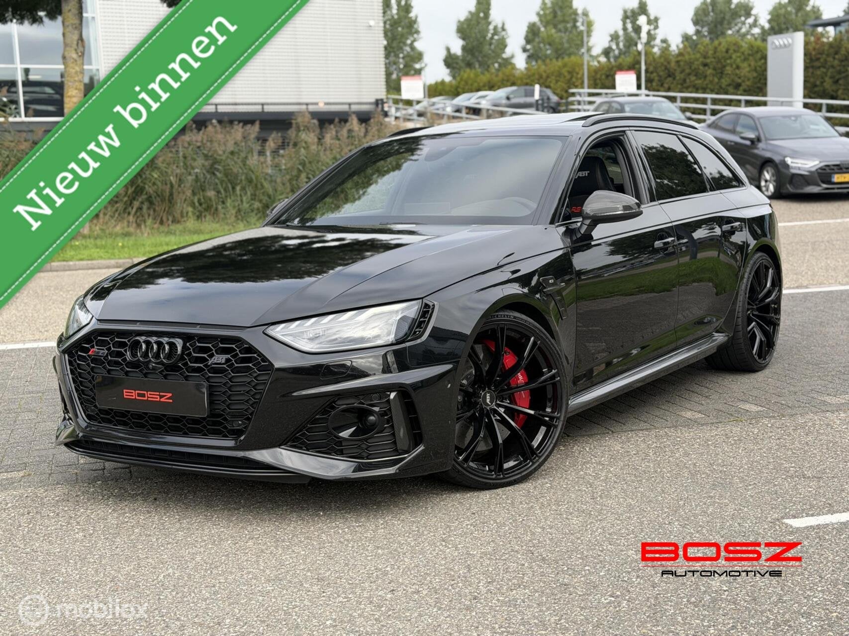 Audi RS4 ABT-S 2.9 Quattro PANO HUD B&O 360* CERAMIC 530PK, Auto's, Automaat, Dealer onderhouden, Automatische klimaatregeling