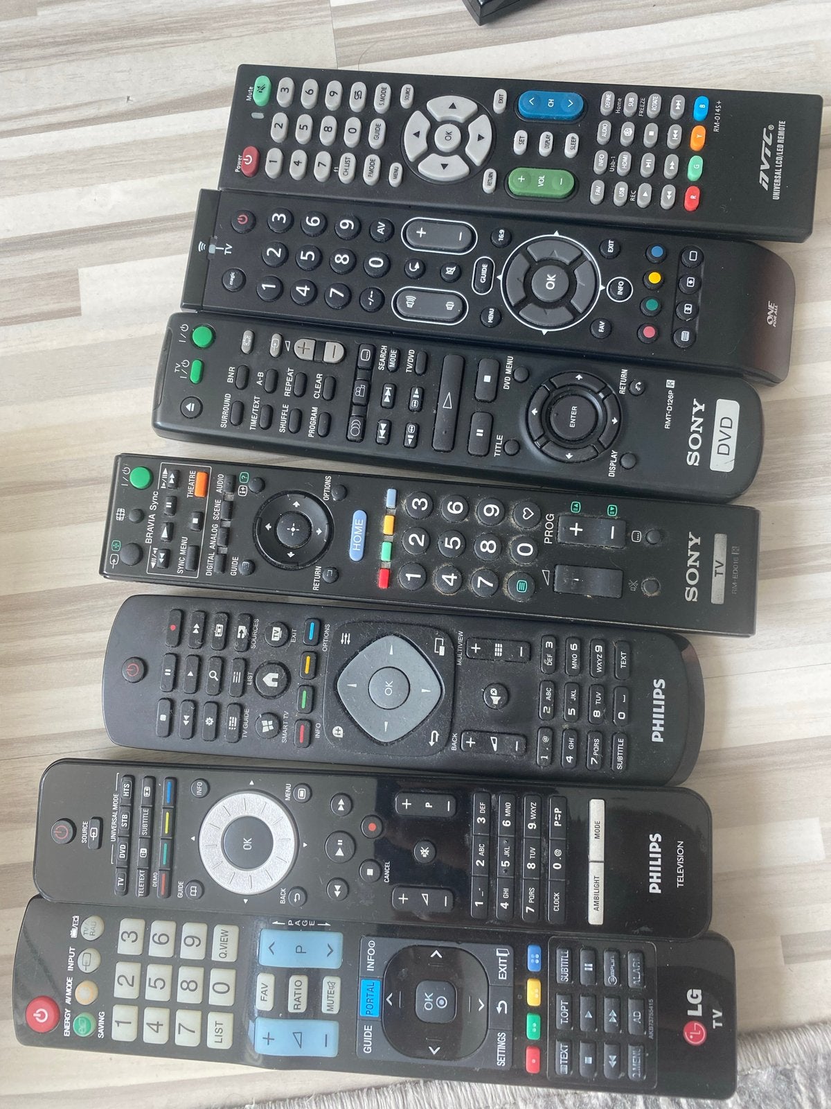 Goed werkende afstandsbedieningen (diverse merken), Ophalen, Gebruikt, Origineel, Dvd