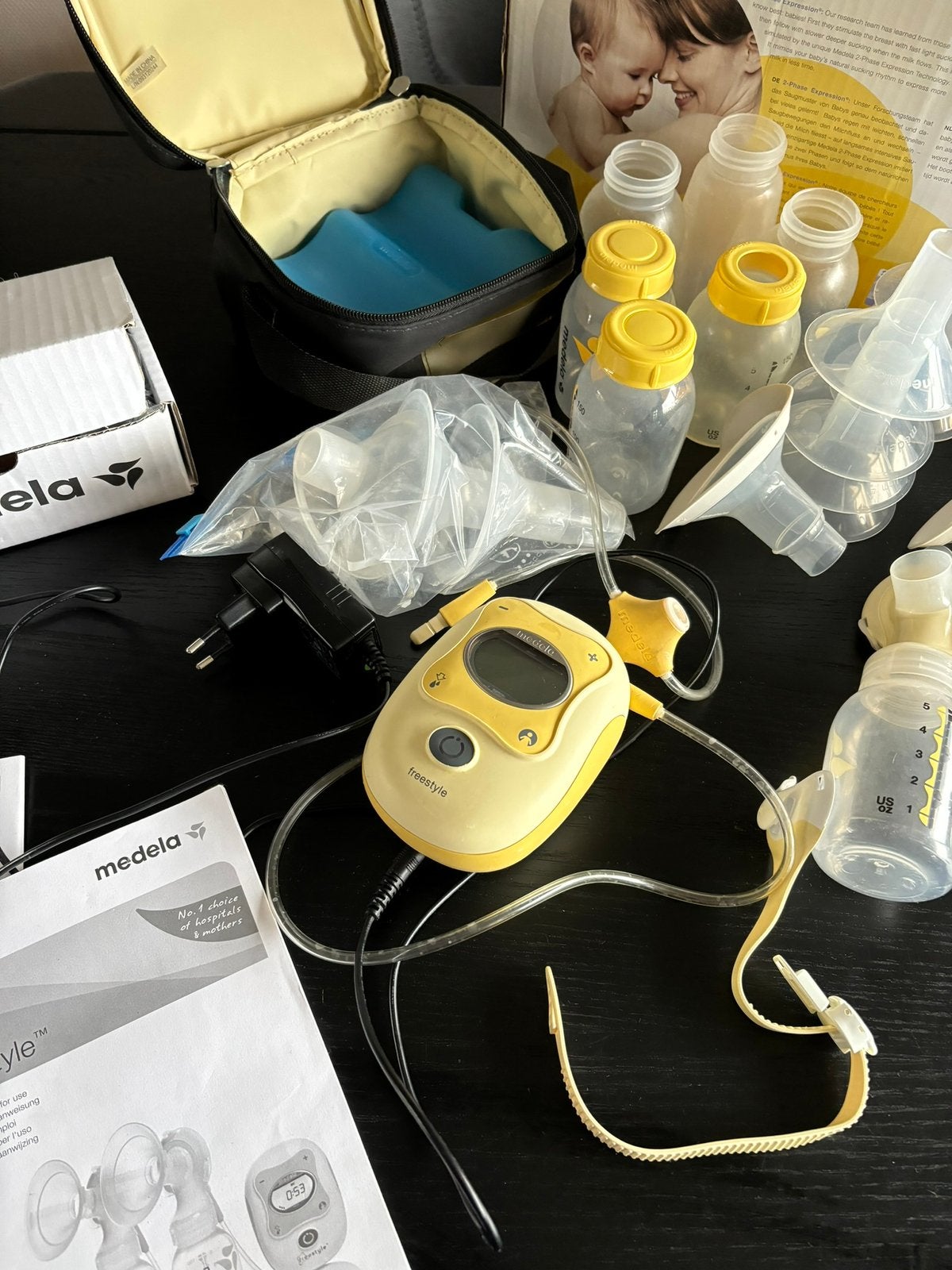 Medela freestyle electrische kolfapparaat, Medela, Borstkolf, Ophalen of Verzenden, Zo goed als nieuw