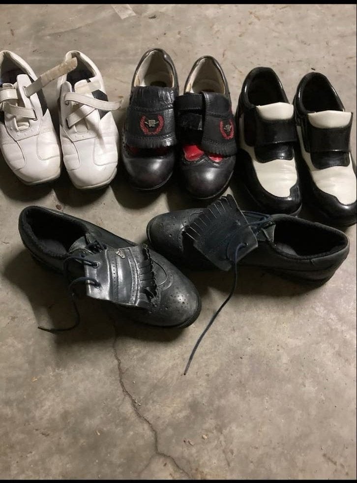 Diverse collectie golfschoenen dames - 4 paar, Kleding | Dames, Schoenen, Ophalen of Verzenden, Gedragen, Wit, Sportschoenen