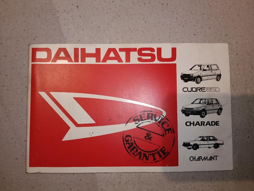 Onderhoudsboekje Daihatsu Cuore, Auto diversen, Handleidingen en Instructieboekjes, Ophalen