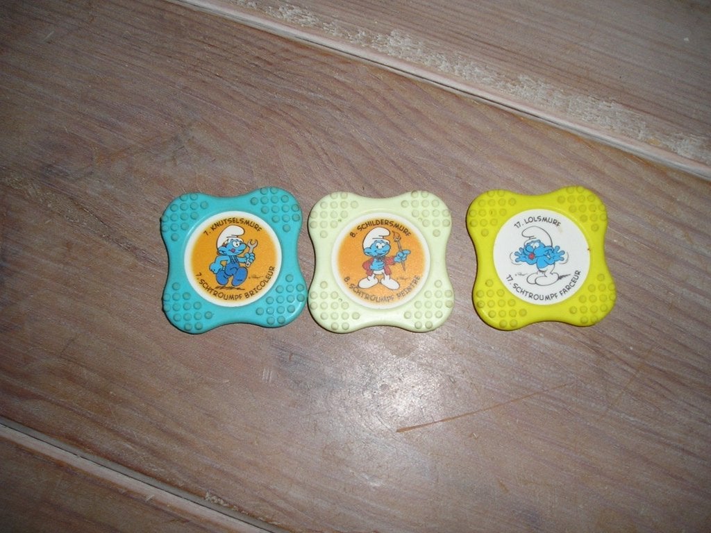 3x Smurfen, Ophalen of Verzenden, Gebruikt, Verschillende Smurfen