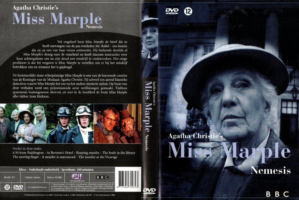 Miss Marple, Nemesis, Vanaf 12 jaar, Ophalen of Verzenden, Zo goed als nieuw