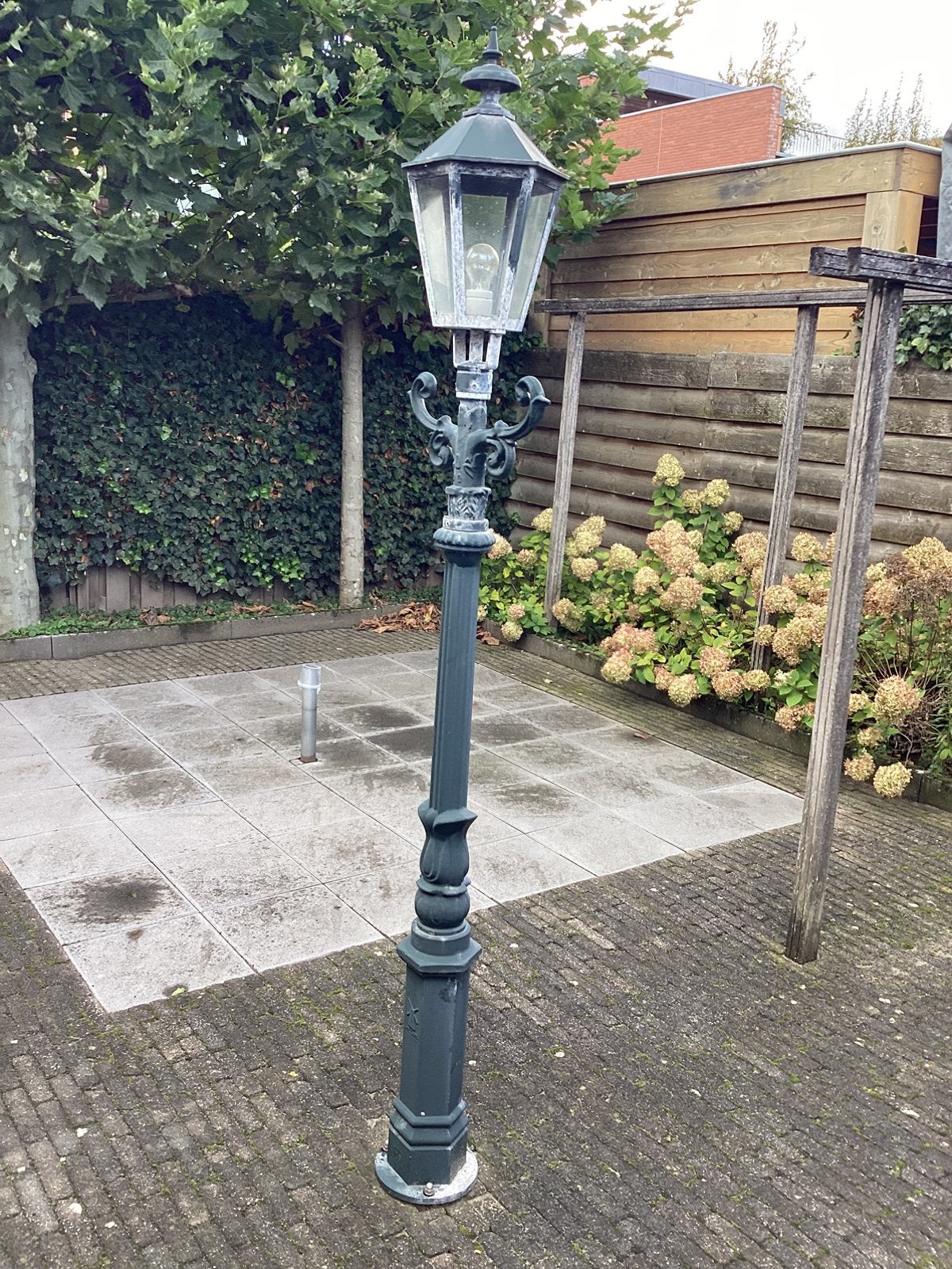 Gietijzeren Lantaarn paal van KS Hollland, Ophalen, Overige materialen, Gebruikt, Staande lamp