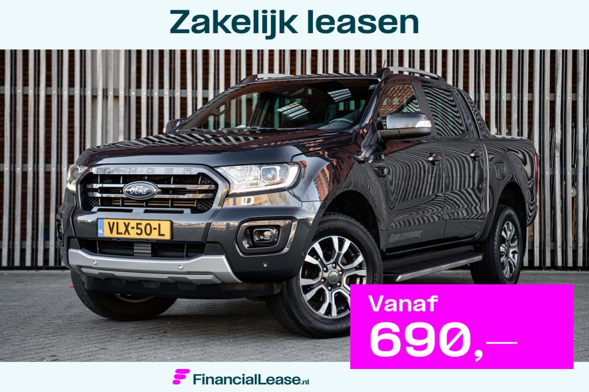 Ford Ranger 2.0 213pk AUT. Wildtrak 5-Pers. |BTW/BPM Vrij| A, Dealer onderhouden, Gebruikt, 4 cilinders, Automatische klimaatregeling