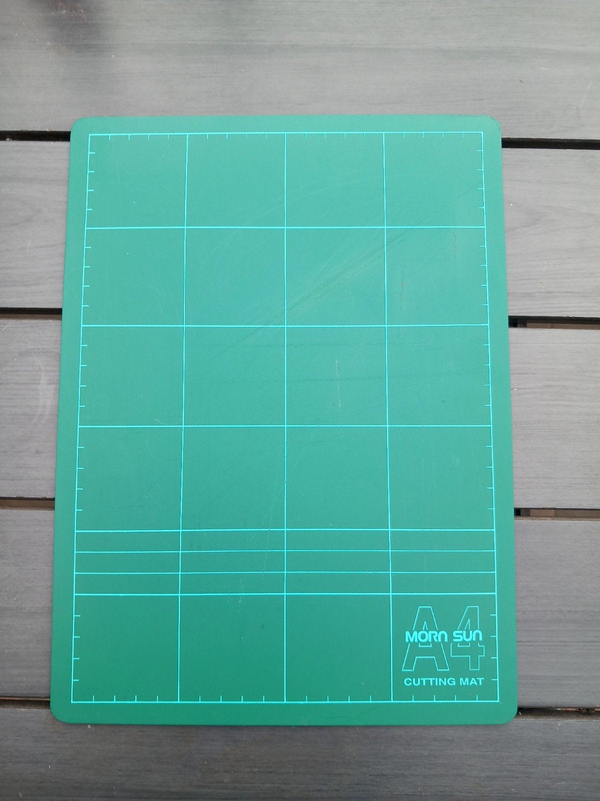 A4 Snijmat - Groen - Morn Sun, Geschikt voor snijden, Groen, Overige thema's, Ophalen of Verzenden