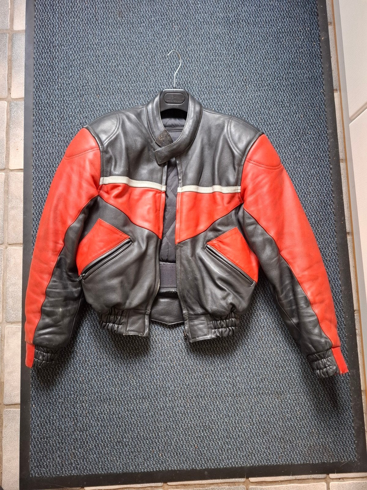 Damen rundleren motorjas S/M unisex, Motoren, Ophalen, Jas | leer, Tweedehands, Dames