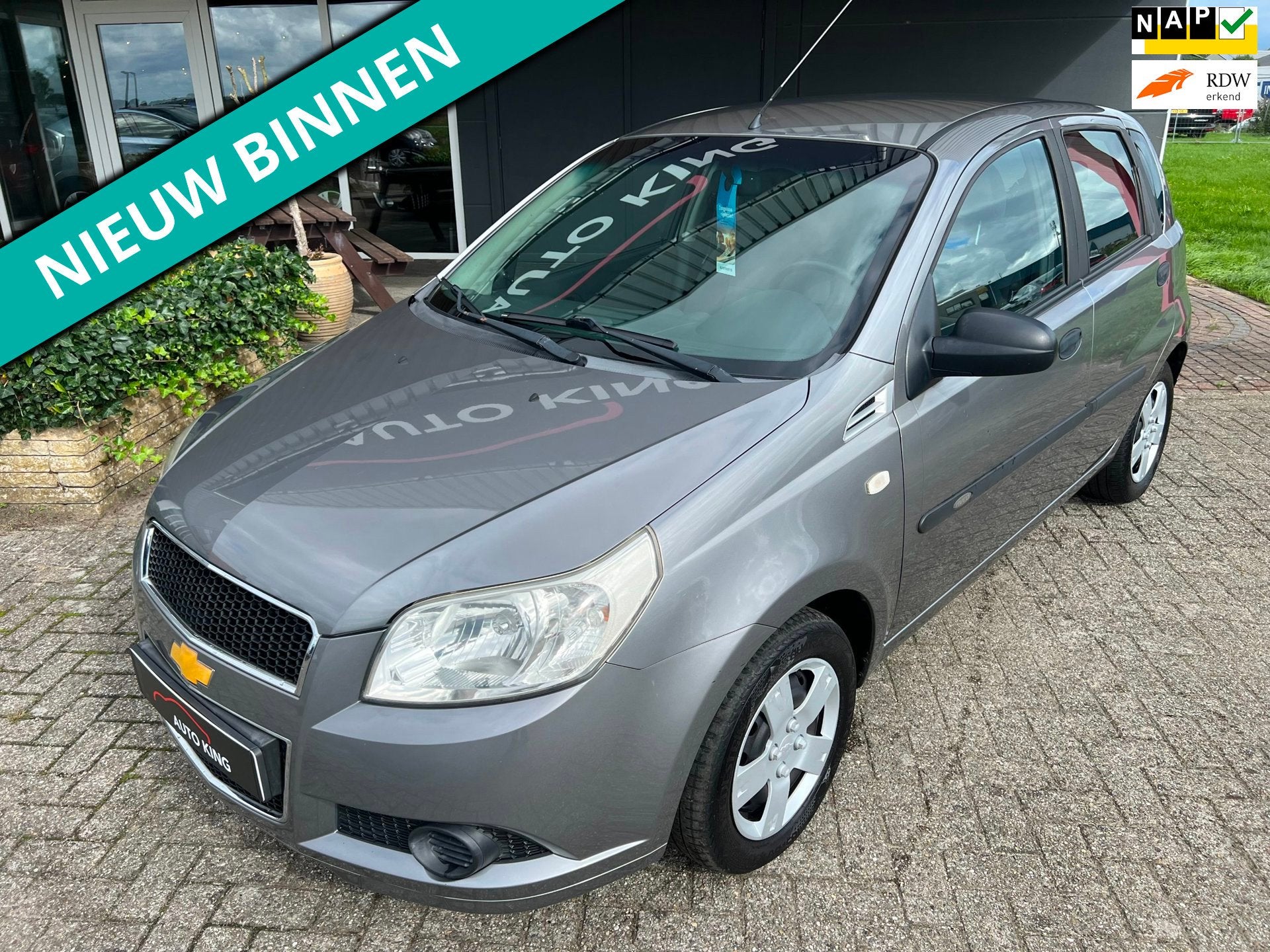 Chevrolet Aveo 1.2 16V L 5DRS/STRB/AIRBAG APK+NAP, Voorwielaandrijving, 4 cilinders, 400 kg, Origineel Nederlands