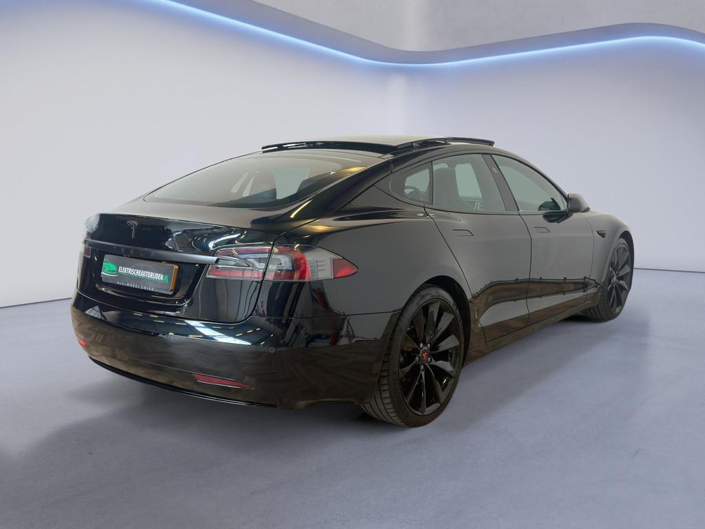 Tesla Model S 90D Base, Automaat, Gebruikt, 110 €/maand, Zwart
