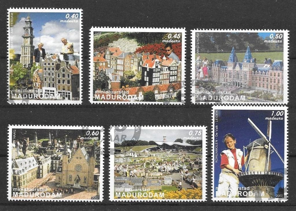 Nederland 2002 Stadspost Madurodam, Verzenden, Gestempeld