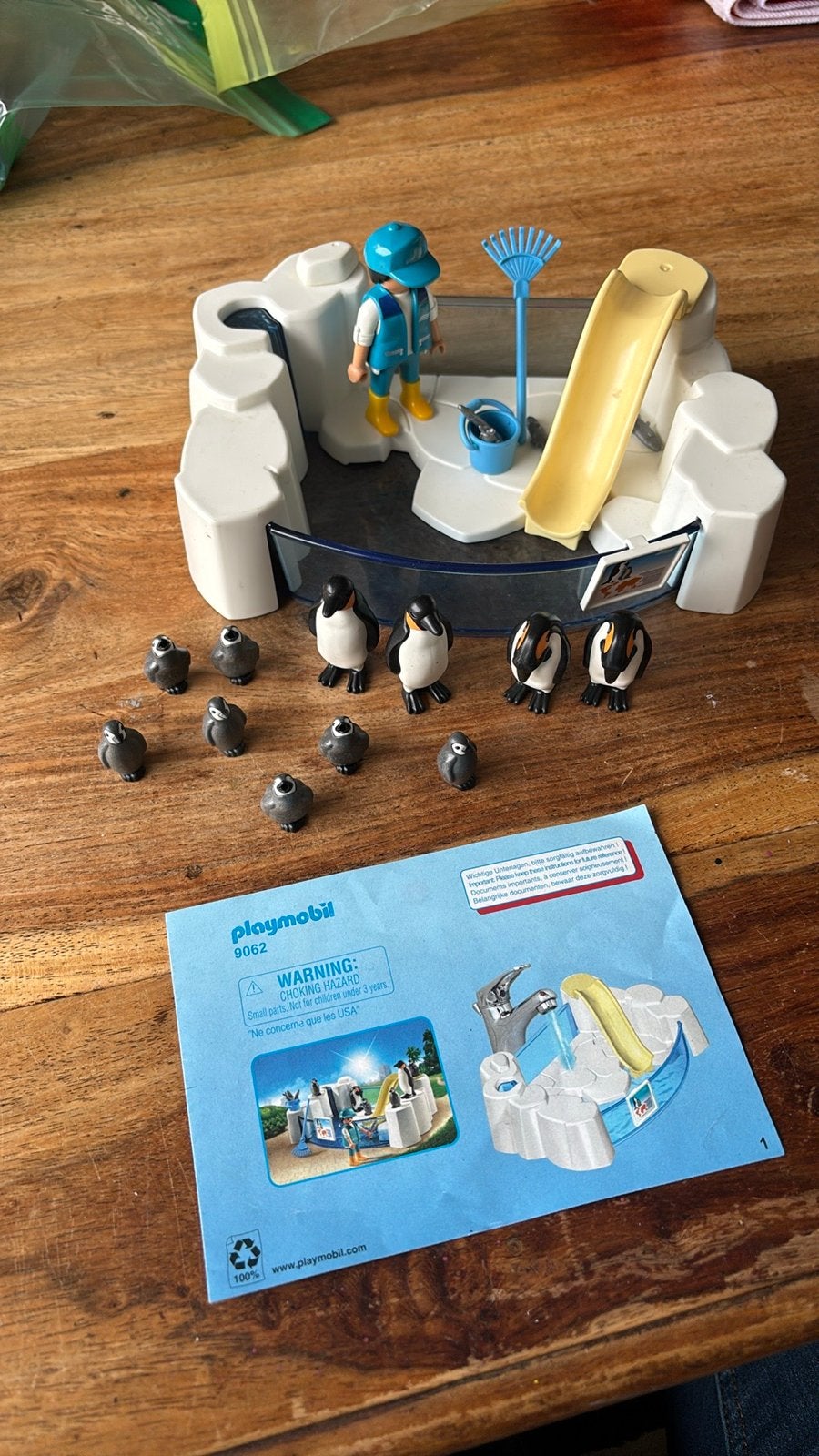 Playmobil Pinguïnverblijf 9062 met extra pinguïns, Complete set, Overige typen, Zo goed als nieuw, Family fun