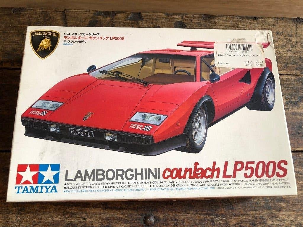 tamiya 1/24  Lamborghini Countach, Gebruikt, Auto, Groter dan 1:32, Ophalen of Verzenden