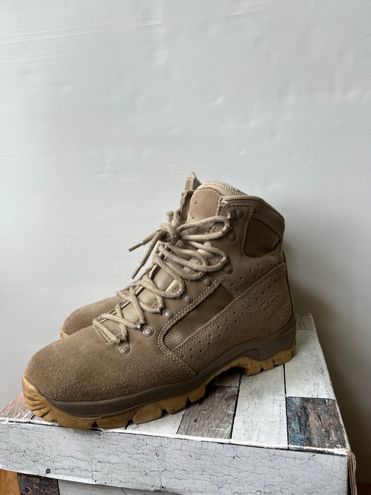 Meindl Desert Fox safari maat 46 295B, Bruin, Ophalen of Verzenden, Zo goed als nieuw, Wandelschoenen of Bergschoenen