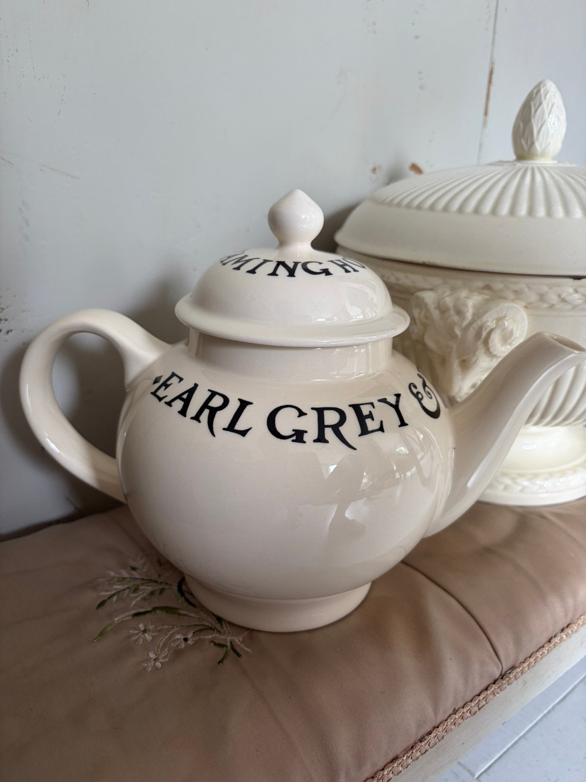 Emma Bridgewater Black Toast & Marmelade theepot, Overige typen, Ophalen of Verzenden, Zo goed als nieuw, Overige stijlen