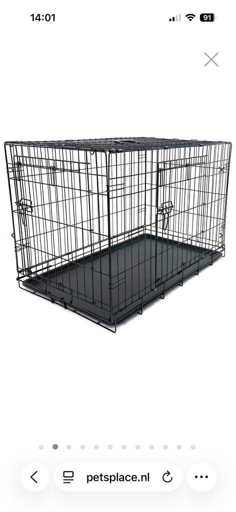 Hondenbench L106xB69xH77, Dieren en Toebehoren, Hondenbenches, Ophalen, Gebruikt