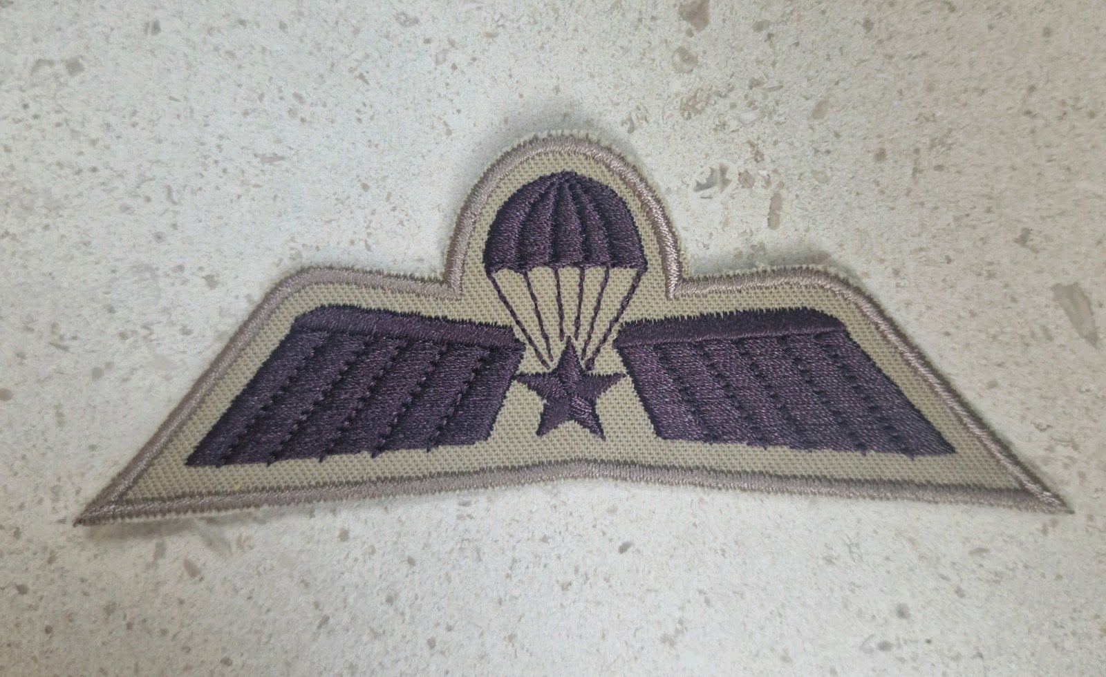 Parawing A-Brevet Desert uitvoering, Ophalen, Landmacht, Nederland, Embleem of Badge