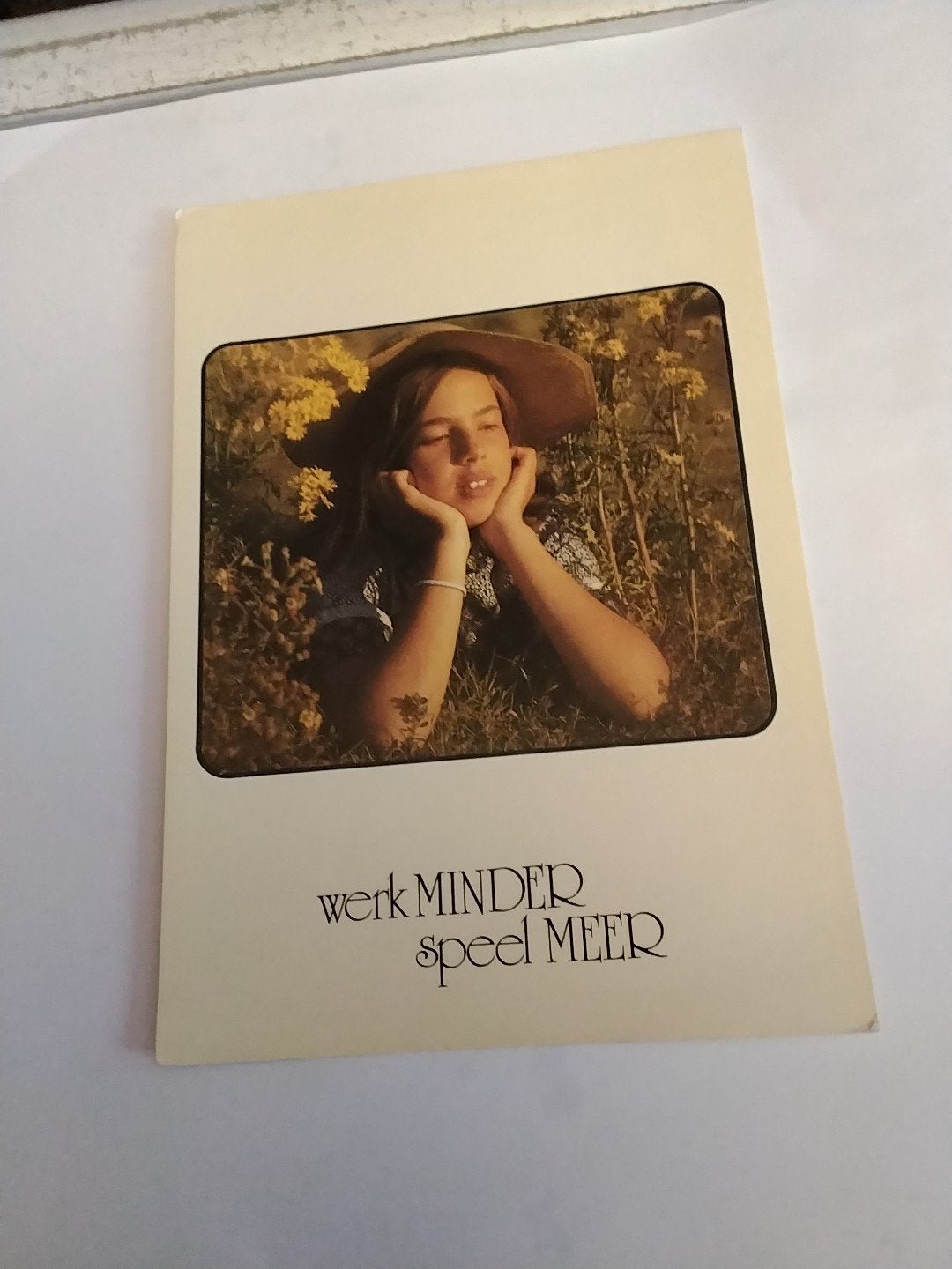WERK MINDER. SPEEL MEER, Ophalen of Verzenden, Voor 1920, Kinderen