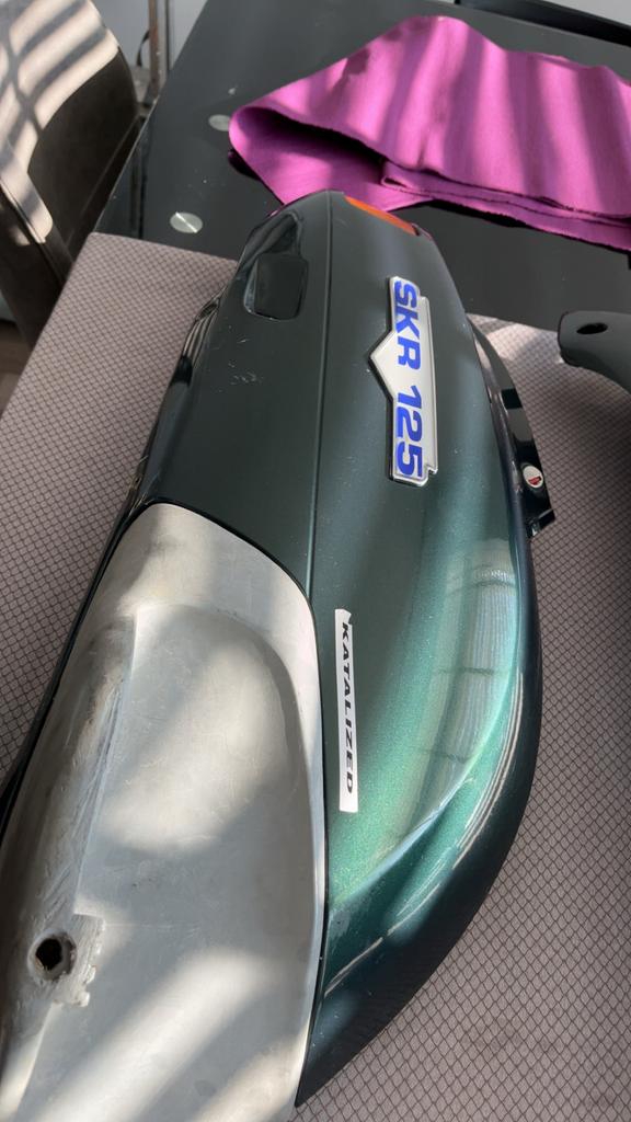 Piaggio Skipper SKR 125 kappen set - schade, Ophalen, Gebruikt, Kap, Piaggio