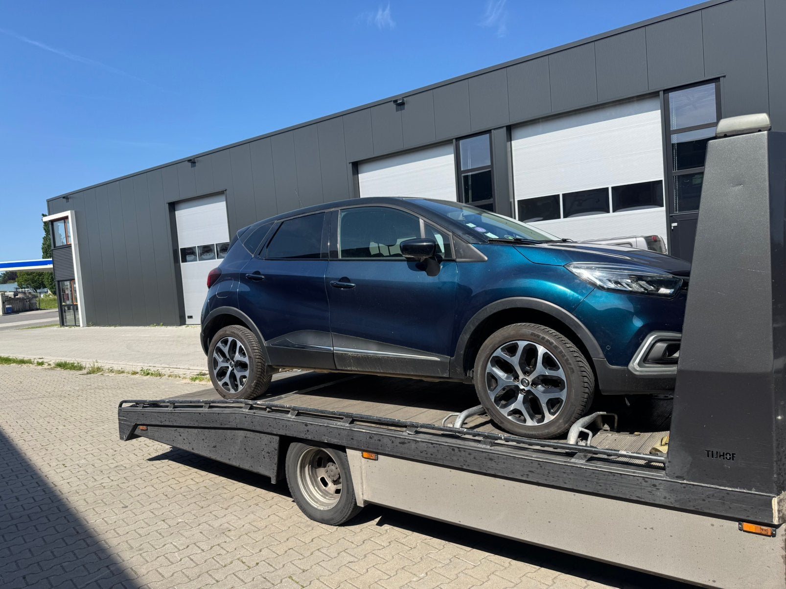 Renault captur rechter voorportier donker groen/blauw, Auto-onderdelen, Carrosserie en Plaatwerk, Gebruikt, Ophalen of Verzenden