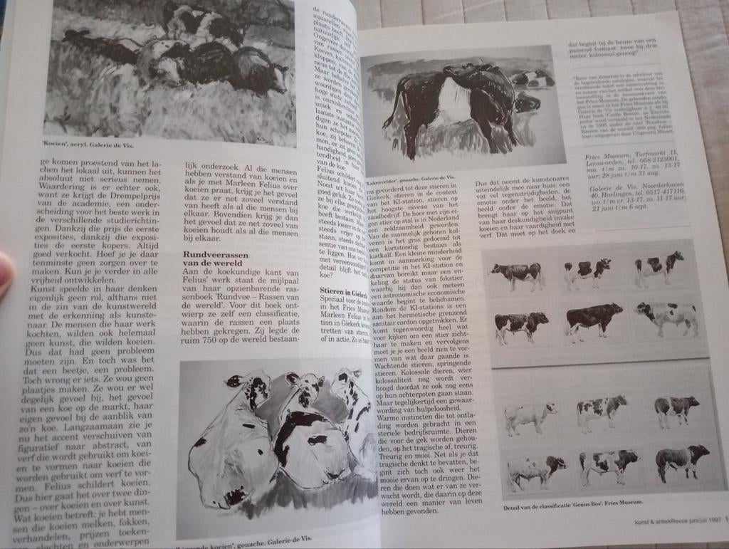 Kunst & AntiekRevue juni/juli 1997 Marleen Felius, Boeken, Ophalen of Verzenden, Gelezen, Overige typen