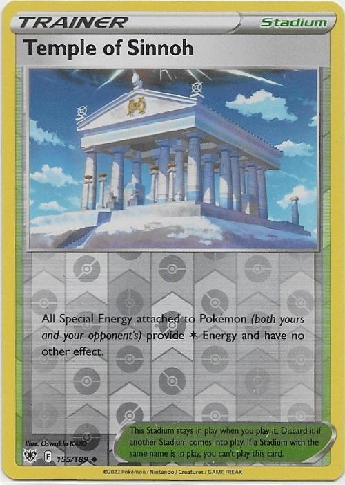 Astral Radiance,  Temple of Sinnoh [reverse] 155/196, Verzenden, Nieuw, Losse kaart