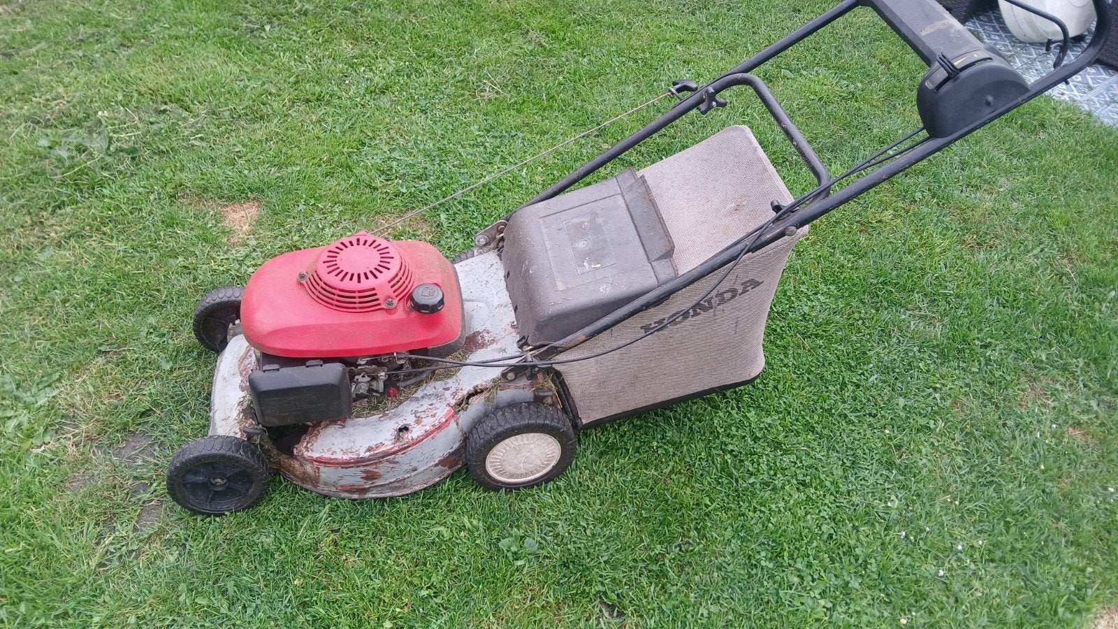 Honda GCV160 5.5pk grasmaaier - Maaibak slecht, Ophalen, Cirkelmaaier, Honda, Gebruikt