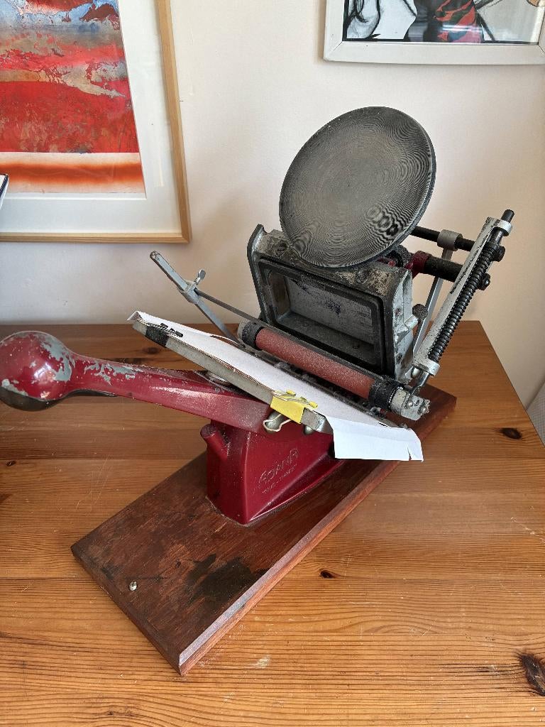 Letterpress Adana Five Three 5 x 3 Printing Press, Overige thema's, Gereedschap of Toebehoren, Zo goed als nieuw, Overige merken