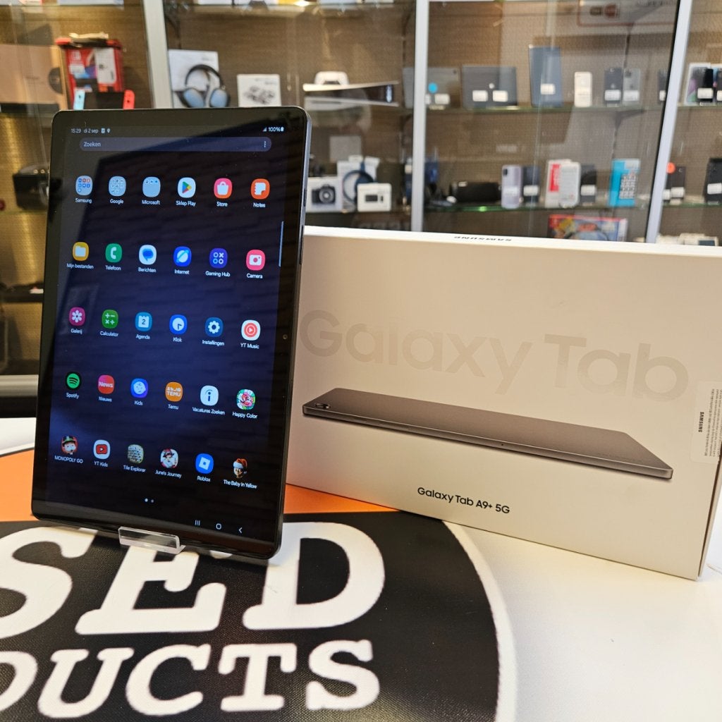 Samsung Galaxy Tab A9 Plus 64GB - 5G SIM Model, Computers en Software, Android Tablets, Samsung, Zo goed als nieuw, Support@Samsung.com