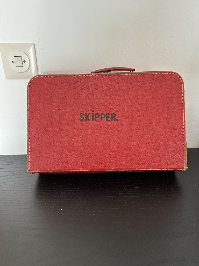 Vintage skipper koffer, Verzamelen, Poppen, Ophalen of Verzenden, Gebruikt, Accessoires