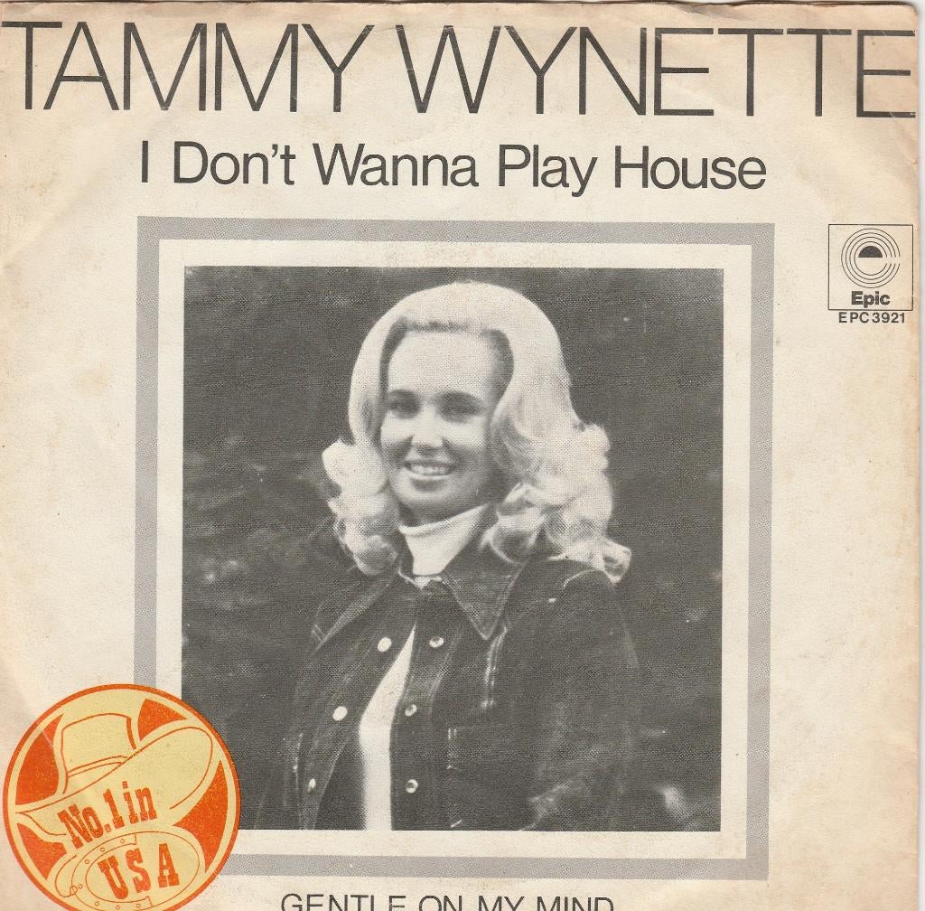 Tammy Wynette - I Don't Wanna Play House & Gentle On My Mind, Ophalen, Gebruikt, Pop