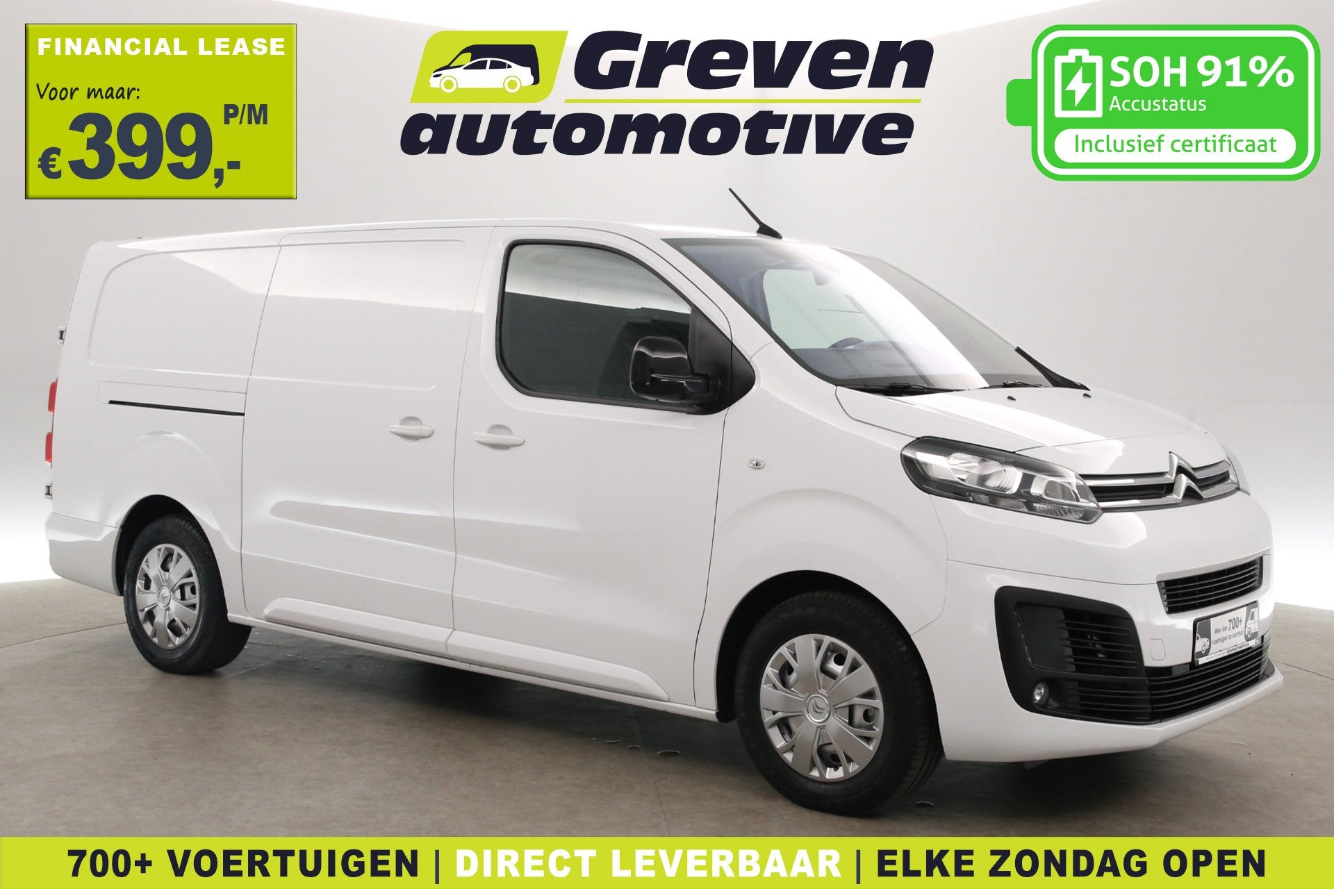 Citroën ë-Jumpy 75 kWh L3H1 | Snelladen | SOH 91% | Clima