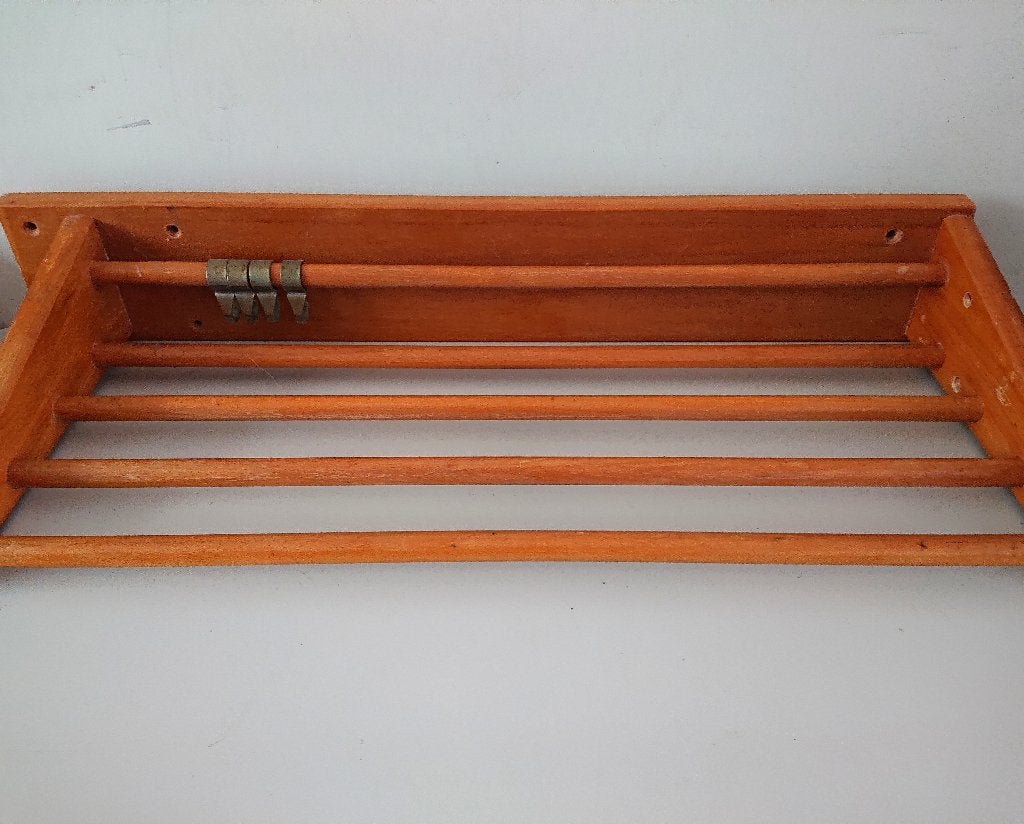 Vintage Piet Zwart houten pannenrek, Verzenden, Hout, Bruin, Overige typen