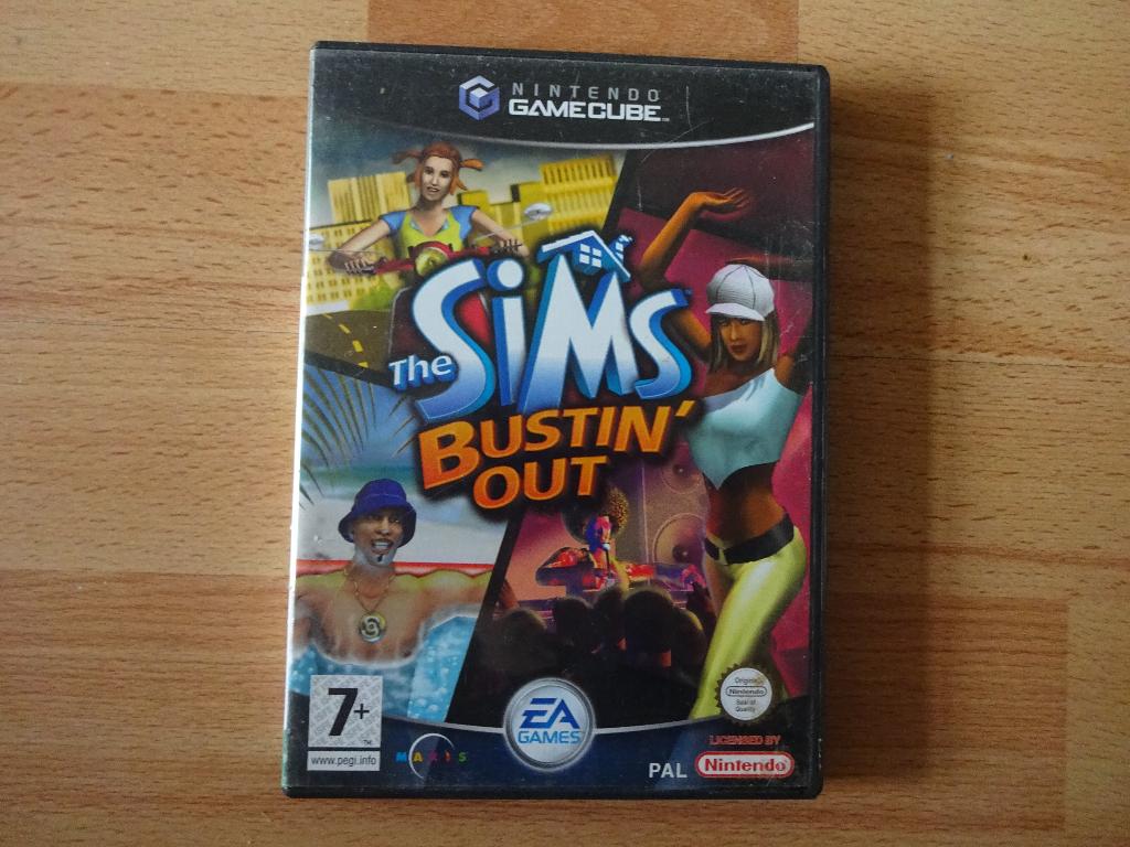 GameCube The Sims Bustin' Out , Nintendo GC Game, 2 spelers, Ophalen of Verzenden, Gebruikt, Vanaf 7 jaar