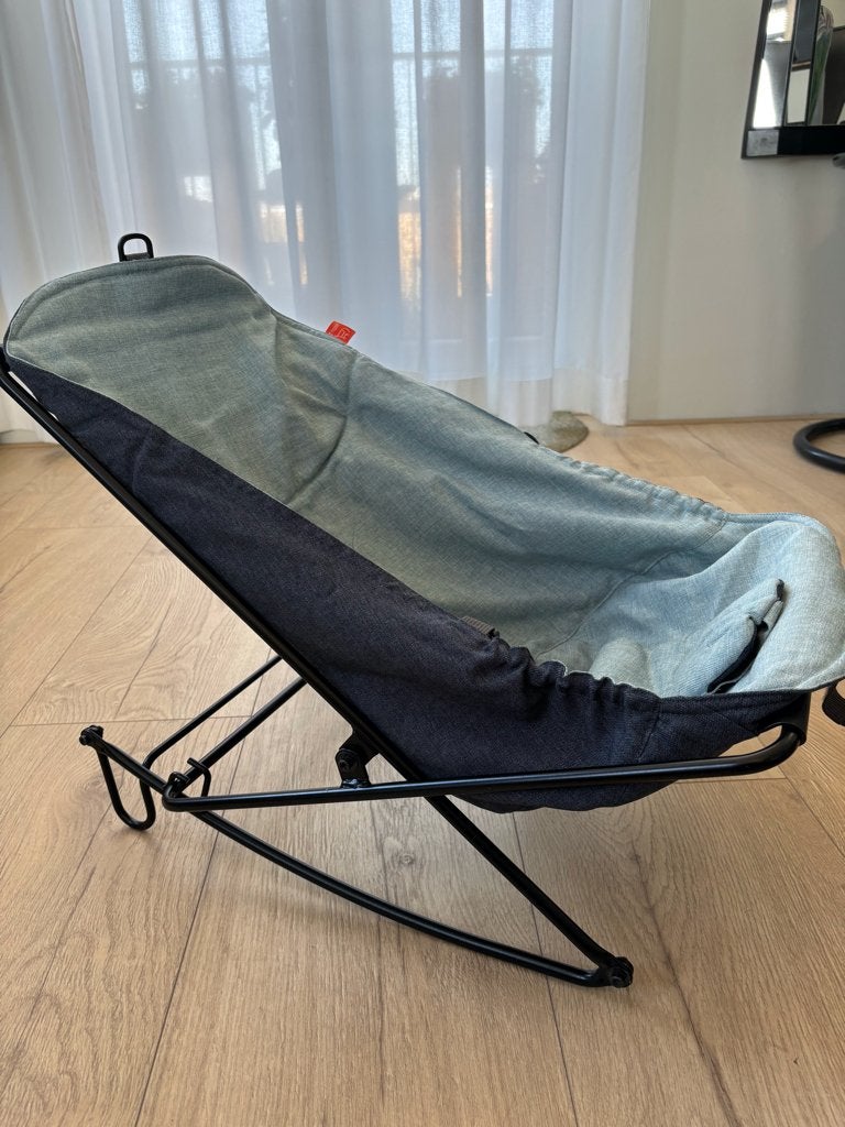 Baby wipstoeltje, Kinderen en Baby's, Overige merken, Schommelstoel, Zo goed als nieuw, Met gordel(s) of riempje(s)