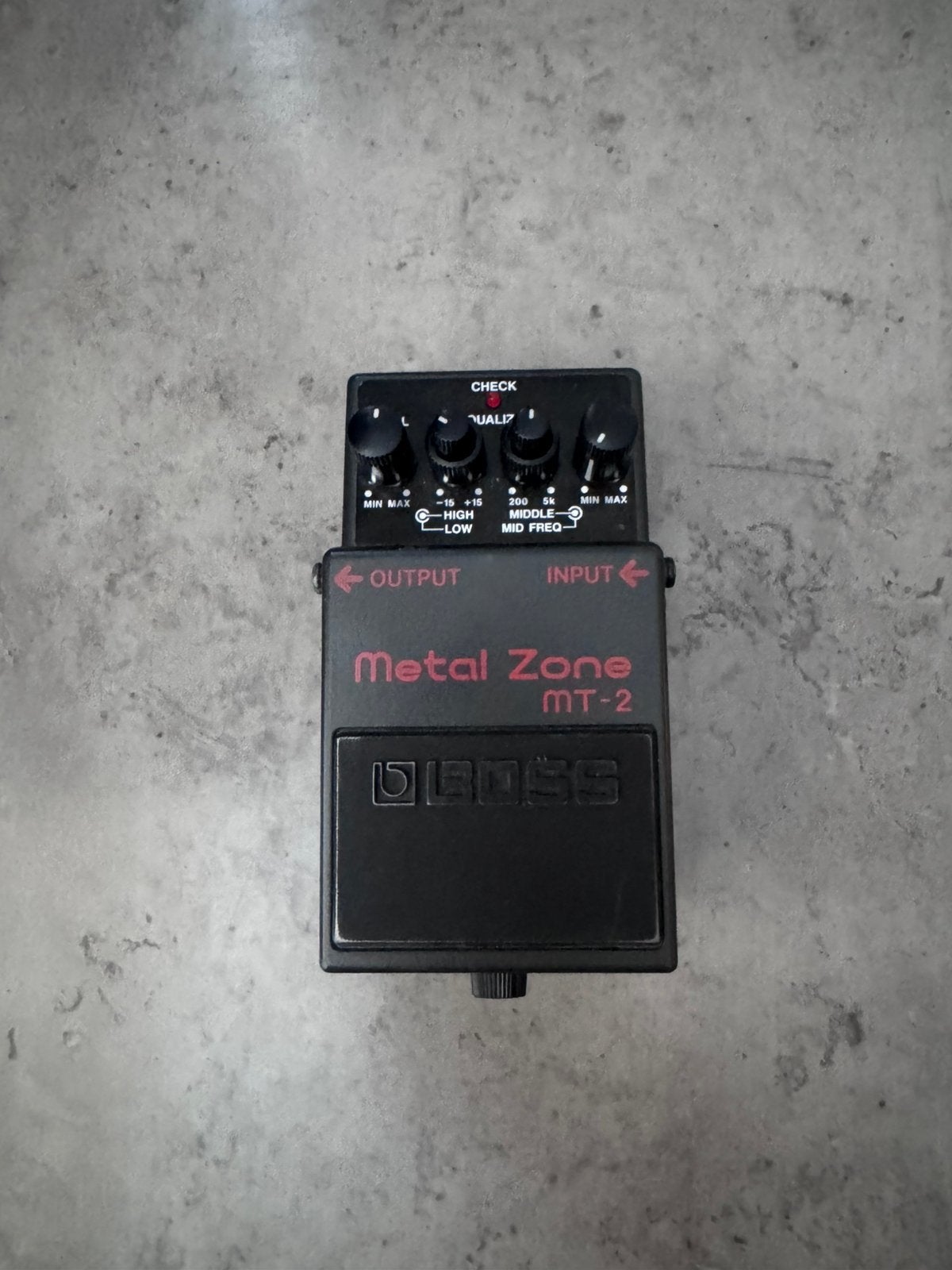 boss Metal Zone MT-2 pedal, Ophalen of Verzenden, Zo goed als nieuw