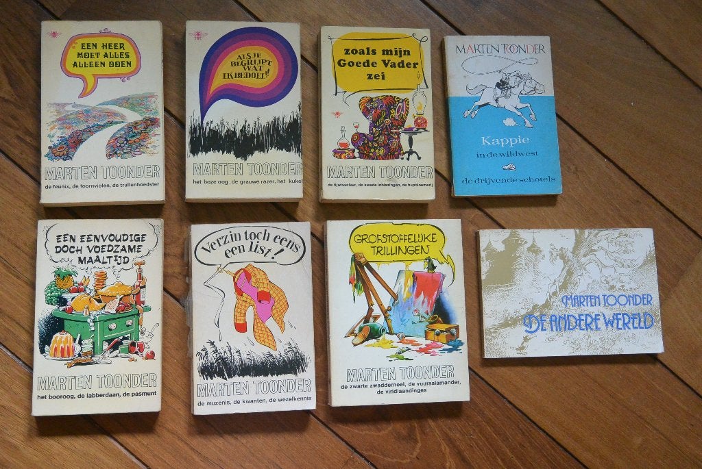 8x Marten Toonder, Gelezen, Marten Toonder, Ophalen of Verzenden, Meerdere stripboeken