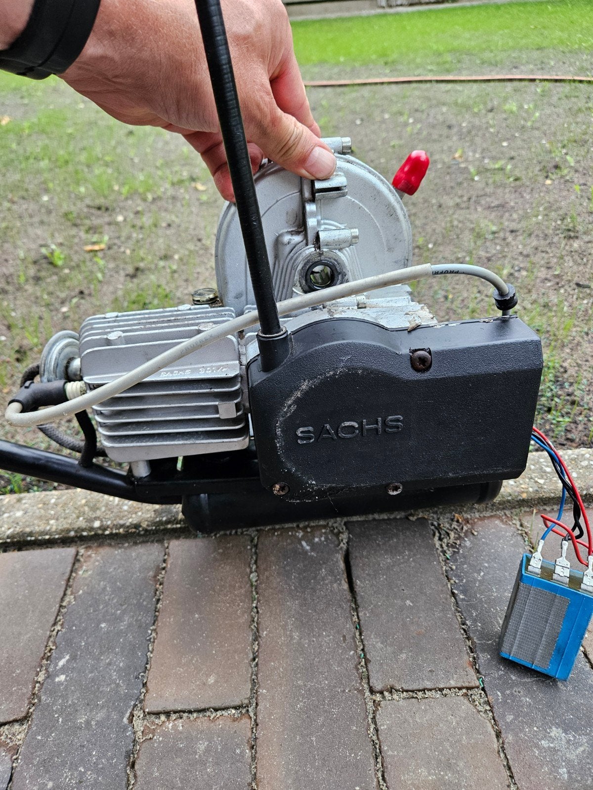Spartamet Saxonette motor, Ophalen, Gebruikt, Blok, Spartamet