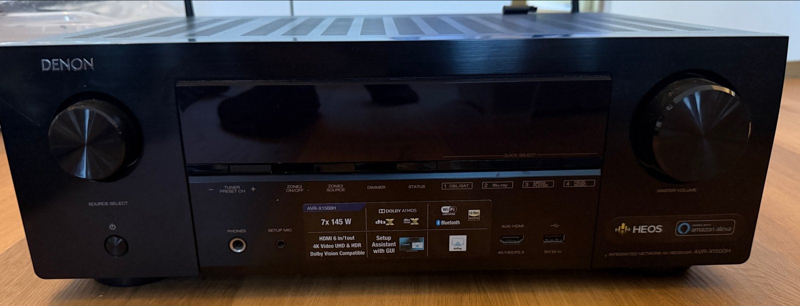 Denon AVR-X1500H AV-receiver - Zo goed als nieuw, Ophalen, Overige systemen, Denon, Zo goed als nieuw