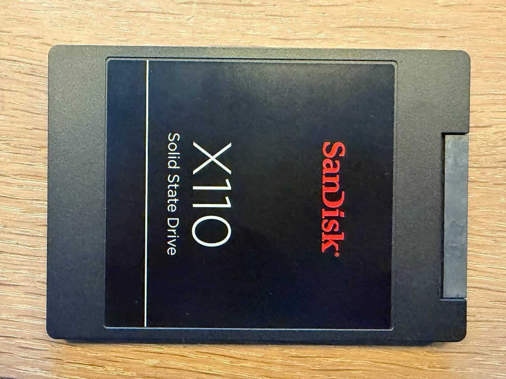 SanDisk X110 128GB SSD (SD6SB1M-1012), Ophalen of Verzenden, Zo goed als nieuw, Diverse (Lite-On, Intenso, SanDisk), Laptop