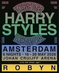 harry styles 3 kaarten dinsdag 26 mei met parkeerkaart, Eén persoon, Mei