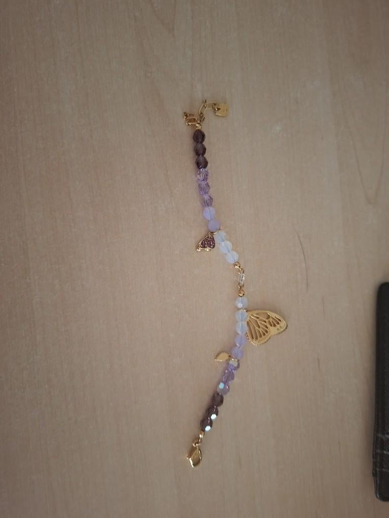 Swarovski armband, Overige kleuren, Ophalen of Verzenden, Zo goed als nieuw, Met bedels of kralen