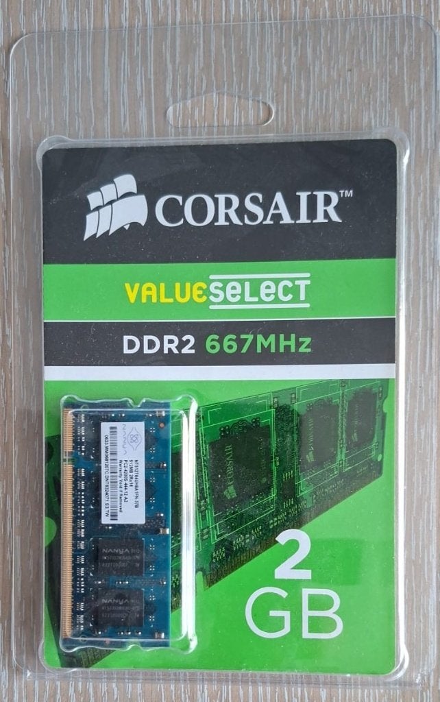 Corsair DDR2 2GB 667MHz – ValueSelect – nieuw in verpakking, Computers en Software, Nieuw, Ophalen of Verzenden, DDR2, 2 GB