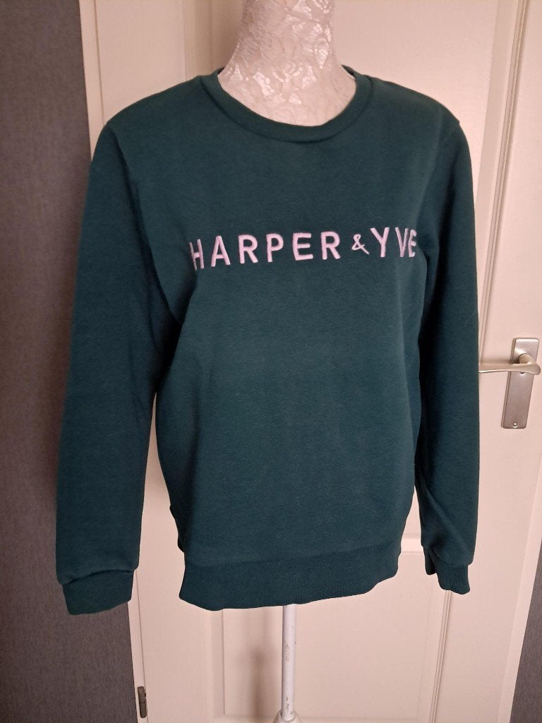 Trui Harper & Evy Maat : 40 Kleur : Groen, Maat 38/40 (M), Ophalen of Verzenden, Zo goed als nieuw, Harper & Yve