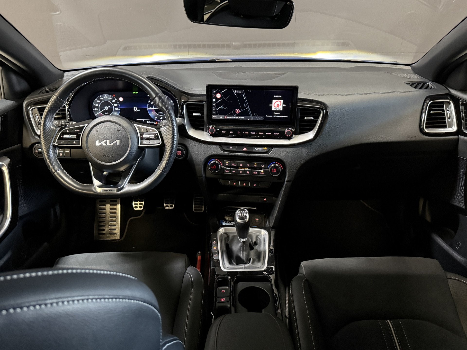 Kia Ceed 1.0 T-GDi GT-Line | Panoramadak | Camera | Dodehoek, Voorwielaandrijving, Stof, Gebruikt, Blauw