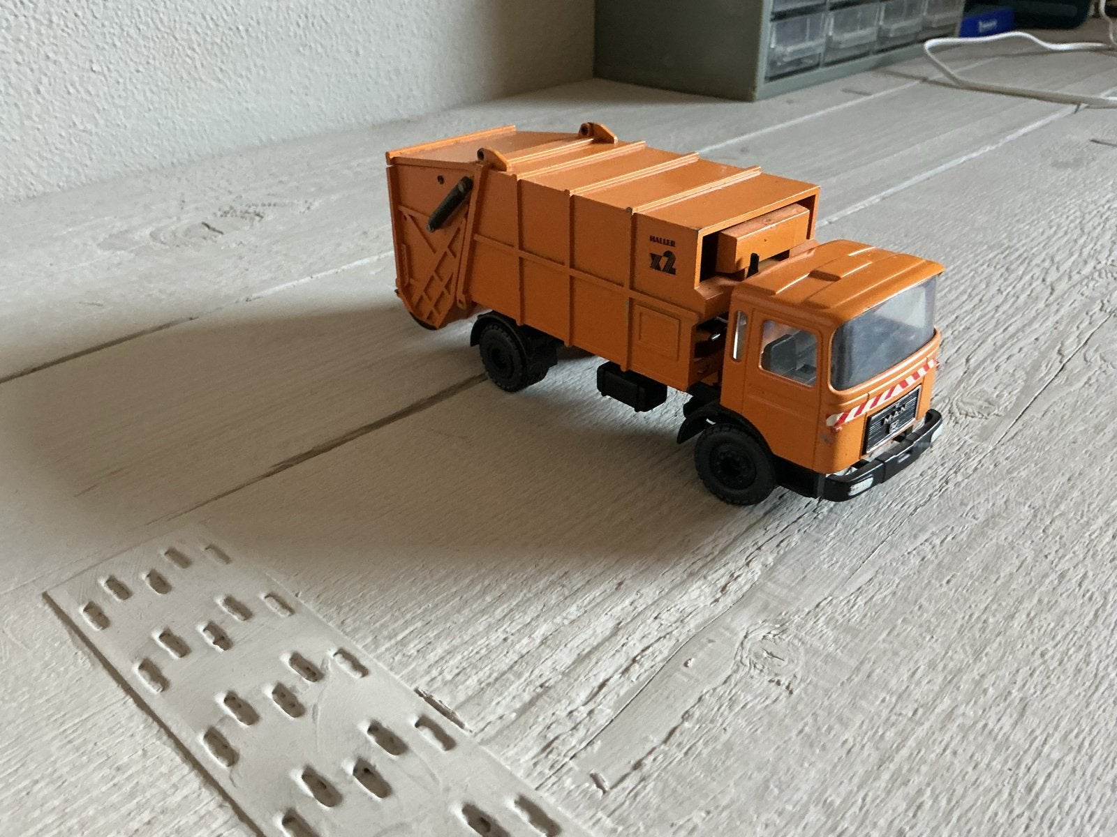 MAN Vuilniswagen 1:50 Modelauto, Ophalen, Gebruikt, Bus of Vrachtwagen, Overige merken