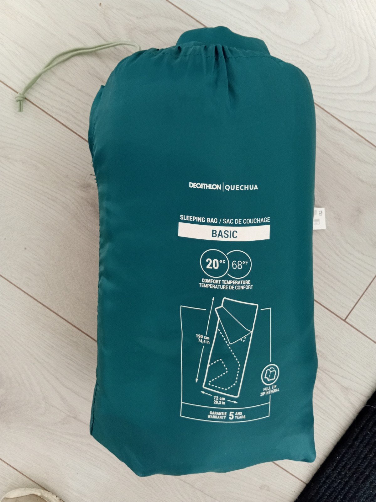 Decathlon Quechua Basic Slaapzak 20C - Nieuwstaat, Ophalen of Verzenden, Zo goed als nieuw