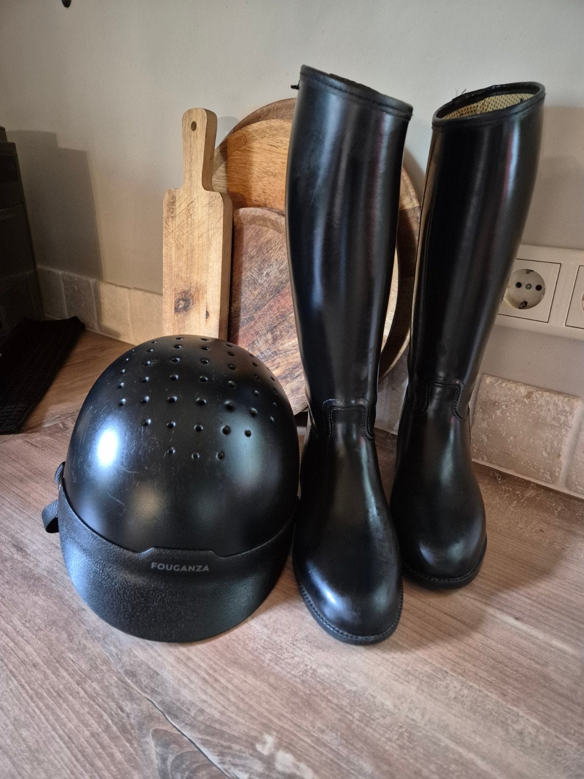 paardrijlaarzen aigle incl cap, Dieren en Toebehoren, Ophalen of Verzenden, Zo goed als nieuw, Dressuur