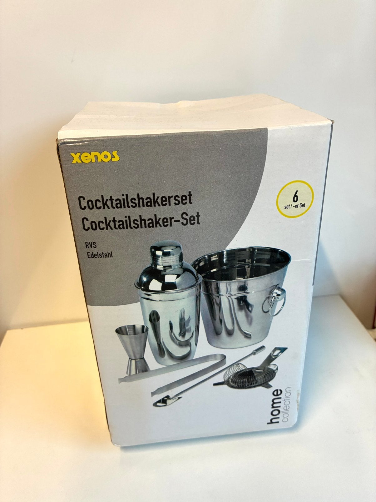 Prachtige cocktailshakerset van Xenos, Huis en Inrichting, Keuken | Keukenbenodigdheden, Ophalen of Verzenden, Zo goed als nieuw