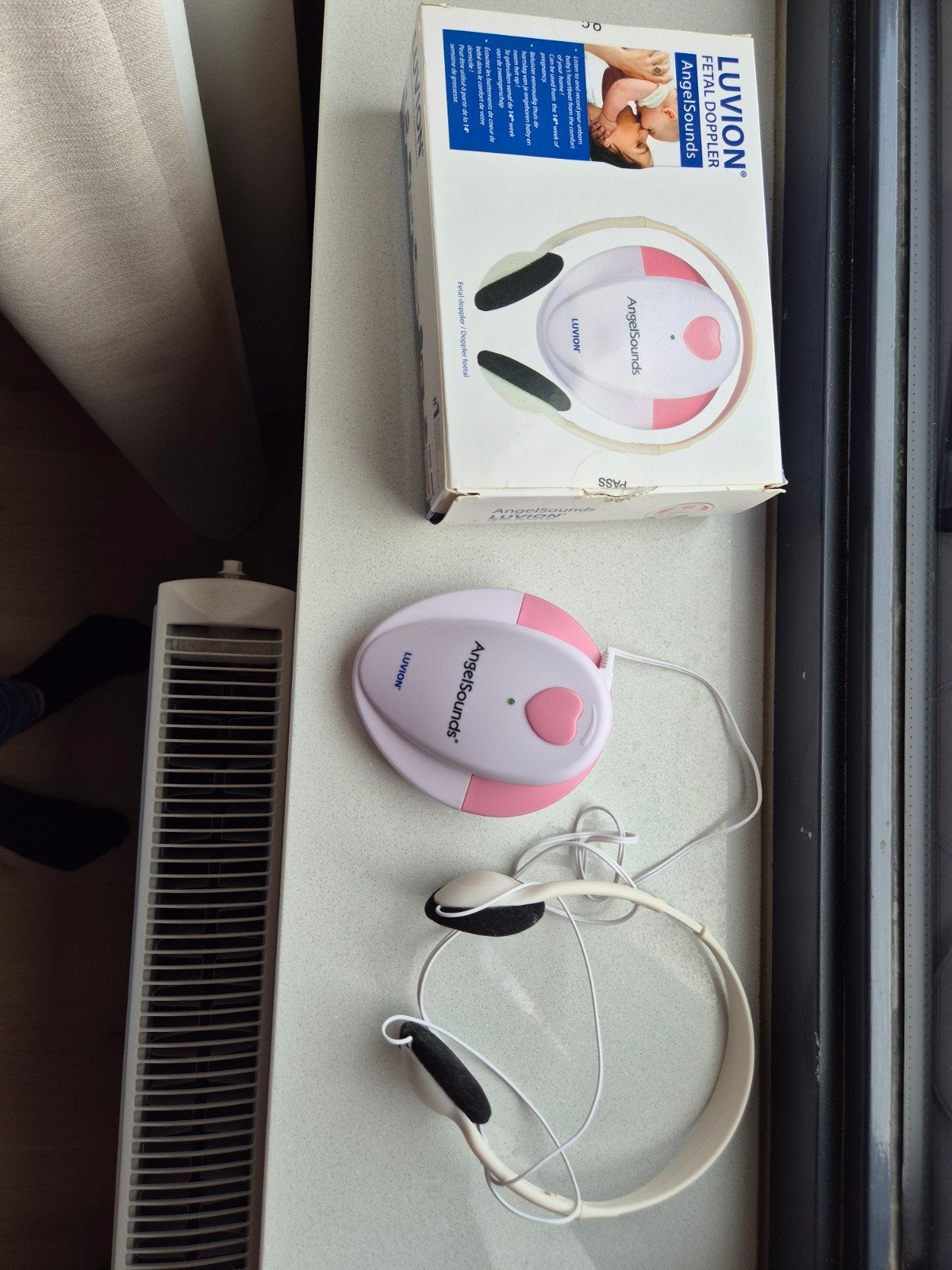 Luvion AngelSounds Foetale Doppler - Luister naar je baby, Ophalen of Verzenden, Zo goed als nieuw
